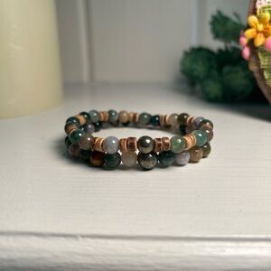 Fancy Jasper Beaded Bracelets